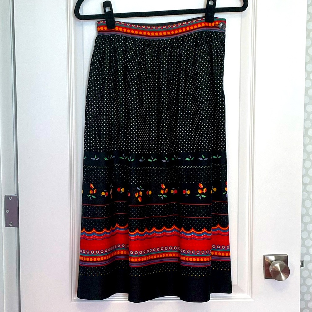 Vintage Patterned Skirt